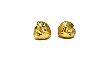 18k gold stud earrings950