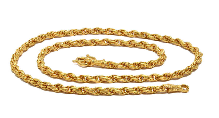 American Rope 23k Baht gold chain