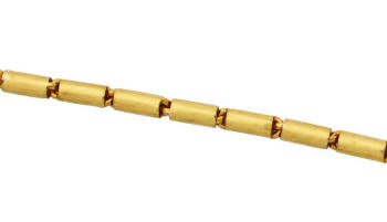 23k gold Barrel chain links