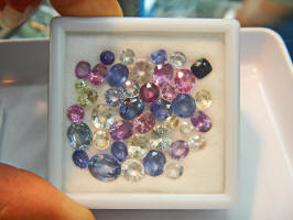 parcel of gemstones