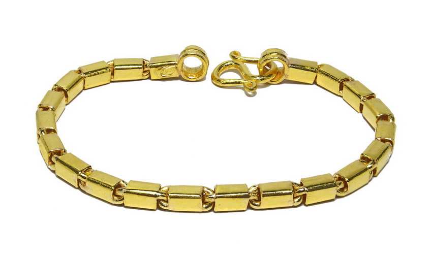 2 Baht Thai 96.5% gold bar link bracelet