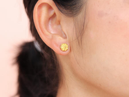23k Ancient Picu style earrings