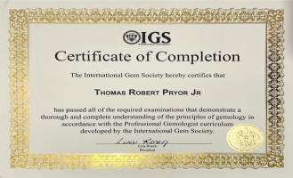 IGS CERIFICATE