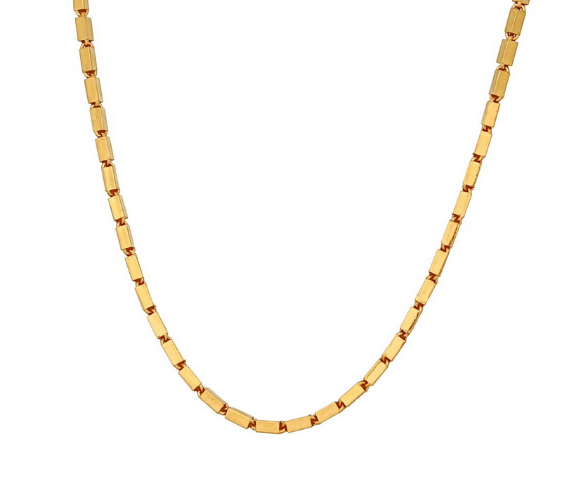 2 Baht Thai BAht bar link chain 23k gold