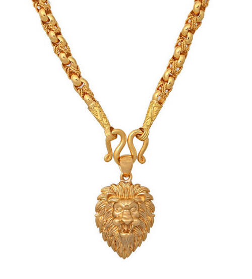 24k gold pendant