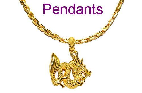 23k 24k gold pendant Pendants