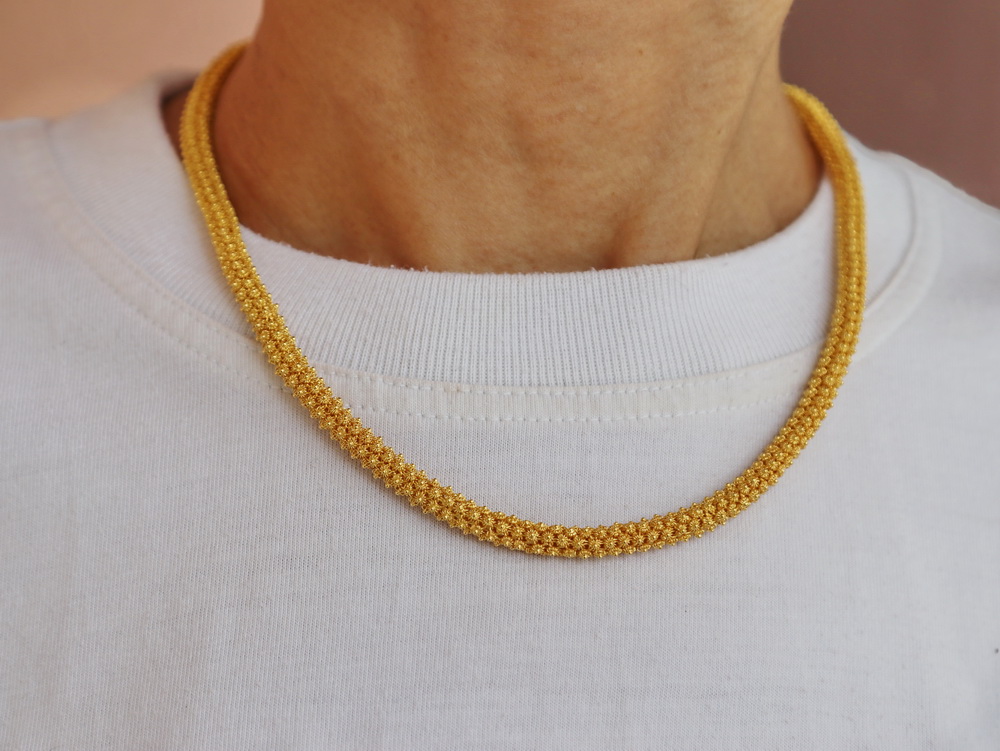 23 carat gold necklace deals