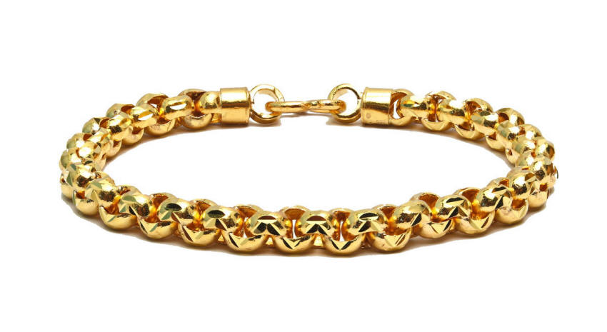 23k gold diamond cut Rolo 2.5 Baht