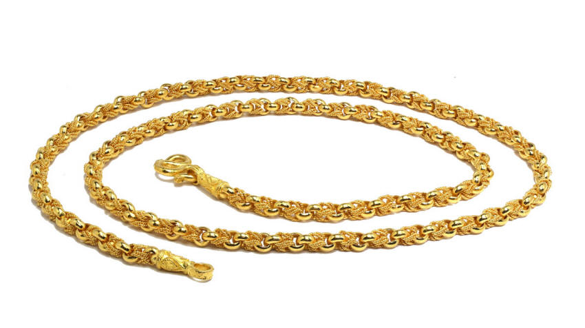 24k gold Thai Tiger link handmade chain