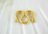 Thai traditional 23k gold clasp M & N style