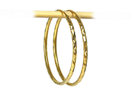 18k gold small hoop earring
