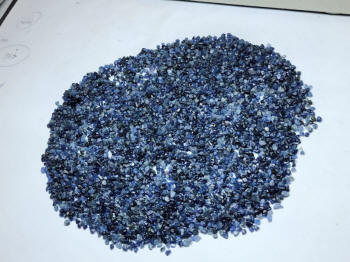 heated sapphire parcel