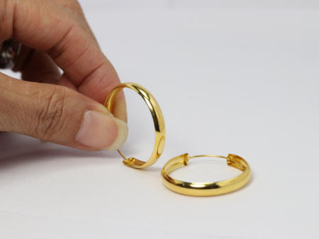 Hoop Earrings 18k gold