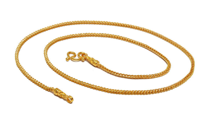 24k gold Franco link chain
