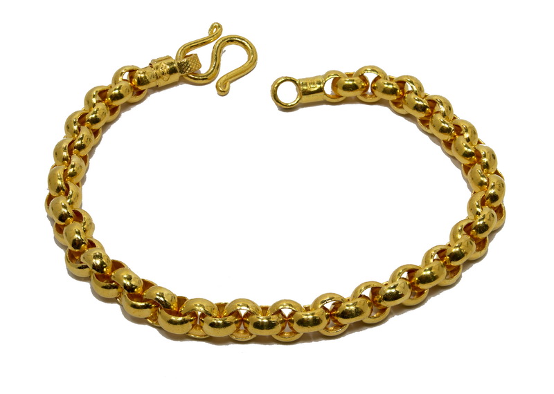 23k gold Rolo Thai Baht gold bracelet